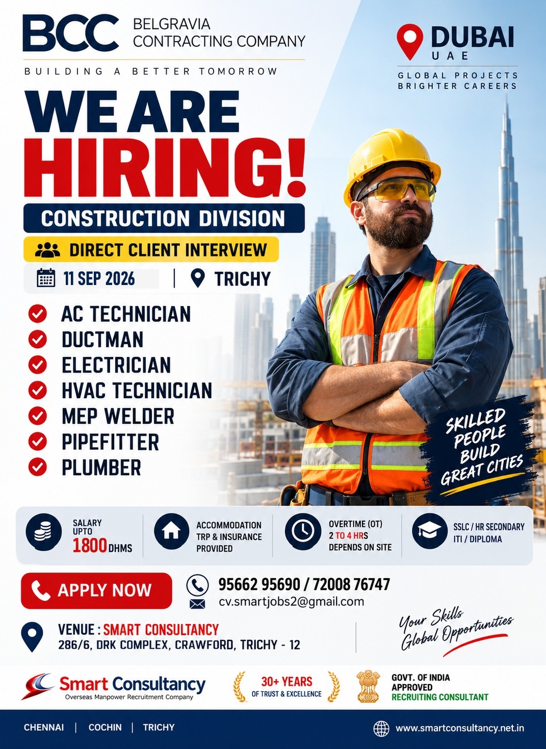 Dubai Jobs 2026 – Direct Client Interview at Smart Consultancy