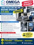Israel Job Vacancy - Large-Scale CNC Milling Machine Operator
