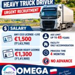 Poland Heavy Truck Driver Job Vacancy – Omega International