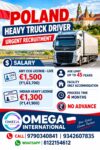 Poland Heavy Truck Driver Jobs – Omega International
