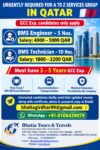 URGENTLY REQUIRED FOR A TO Z SERVICES GROUP IN QATAR – BMS Engineer & Technician Openings