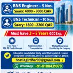 URGENTLY REQUIRED FOR A TO Z SERVICES GROUP IN QATAR – BMS Engineer & Technician Openings