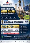 Rigging Foreman Jobs in Abu Dhabi – Absolute Technical Systems