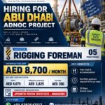 Rigging Foreman Jobs in Abu Dhabi – Absolute Technical Systems