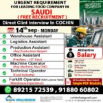 Saudi Arabia Job Vacancy – Urgent Hiring at Shella Overseas