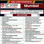 Saudi Arabia Job Vacancy – Final Client Interview by Yusho Corporation