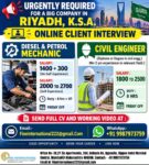 Saudi Arabia Job Vacancy – Fine International