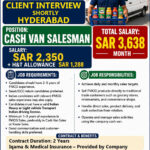Saudi Arabia Job Vacancy – Cash Van Salesman Jobs at Deccan HR
