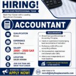 Saudi Arabia Jobs – Accountant Vacancy at Skyline Placements