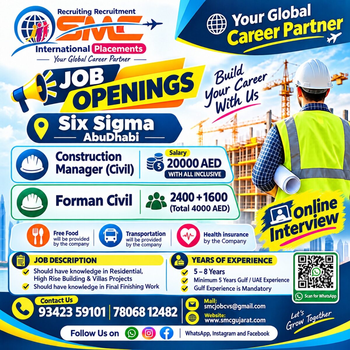 UAE Job Openings – SMC International Placements