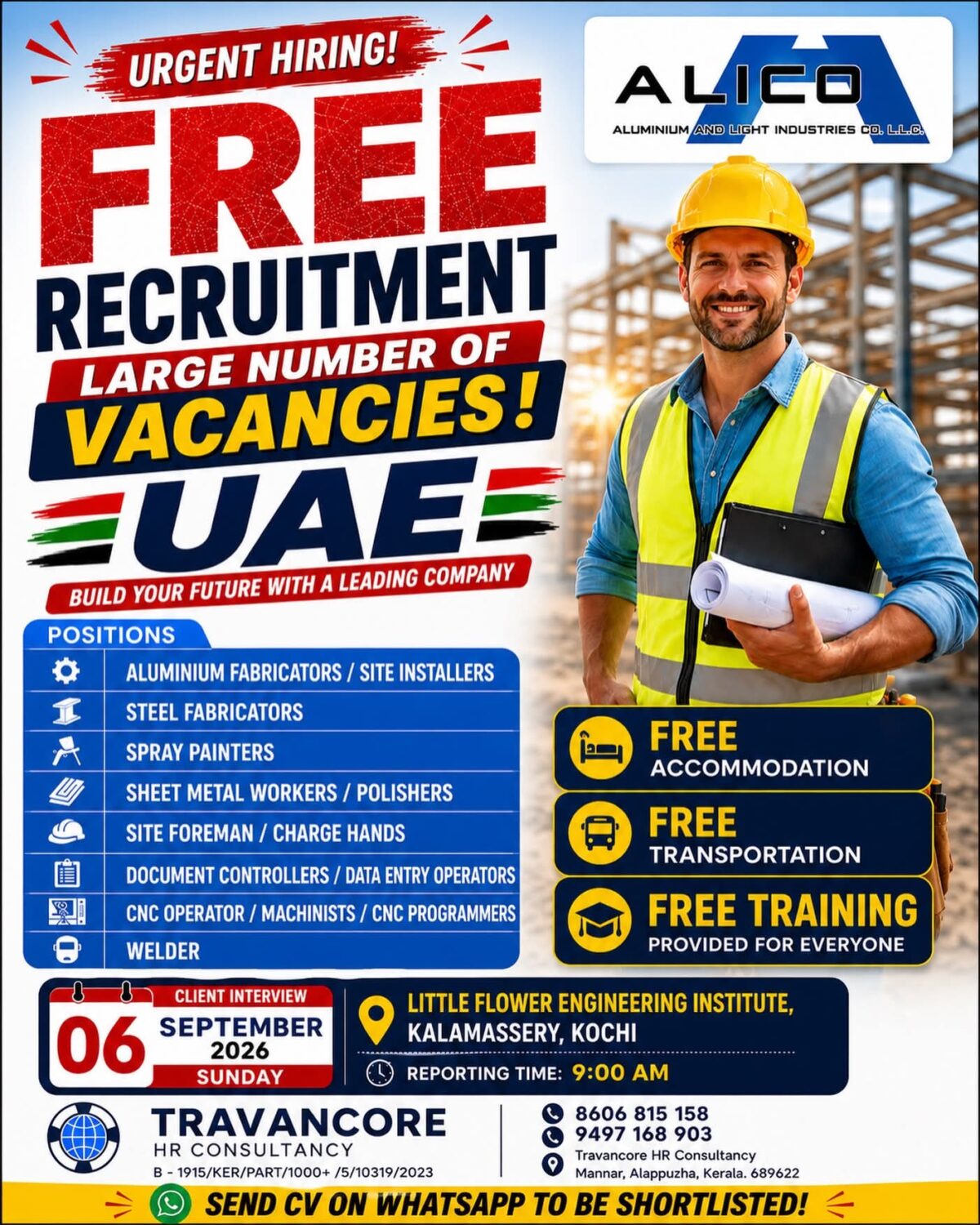 UAE Job Vacancy – Free Recruitment at Alico