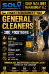 UAE Job Vacancy - General Cleaners Urgently Required