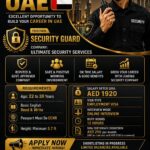 UAE Job Vacancy – Urgent Hiring for Security Guard