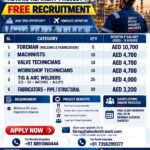 UAE Job Vacancy – Urgent Hiring for Abu Dhabi