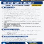 UAE Job Vacancy – Fixed Network Engineer at Deccan HR