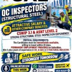 UAE Job Vacancy – Urgent Hiring for QC Inspectors