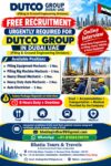 URGENTLY REQUIRED FOR DUTCO GROUP (PILING & GROUND ENGINEERING DIVISION) – DUBAI – UAE