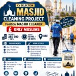 UAE Job Vacancy – Masjid Cleaner Jobs at Golden Manpower