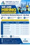 UAE Job Vacancy – Mechanical & Electrical Hiring