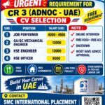 UAE Job Vacancy – Urgent Requirements for ADNOC