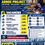 UAE Job Vacancy – Urgent Hiring Abu Dhabi Adnoc Project