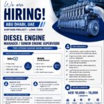 UAE Job Vacancy – Diesel Engine Manager at Absolute Technical Systems