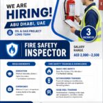 UAE Job Vacancy – Fire Safety Inspector at Absolute Technical Systems