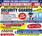 UAE Security Guard Jobs – Free Recruitment at Aman International