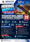 Abu Dhabi Job Vacancy – Stacker Reclaimer Maintenance Technician