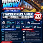 Abu Dhabi Job Vacancy – Stacker Reclaimer Maintenance Technician