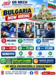 Bulgaria Job Vacancy – GR Mech Engineering & Consultancy