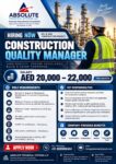Construction Quality Manager Jobs in UAE – Absolute Technical Systems