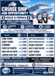 Cruise Ship Job Opportunities – Direct Interview in Chennai