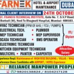 Dubai Hotel Maintenance Jobs – Client Interview by Reliance Manpower
