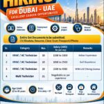 Dubai Jobs for HVAC and Multi Technicians – Ford Placements