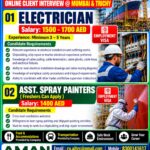 Dubai Shipyard Project Jobs – Aman International HR Consultant