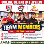 Oman Job Vacancy – Online Client Interview at Aman International