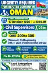 Oman Job Vacancy – Urgent Hiring at Saad Enterprises