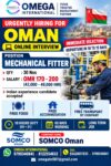 Oman Job Vacancy – Mechanical Fitter Openings at SOMC