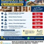 Oman Job Vacancy – Urgent Hiring at Fine International