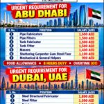 Pipe Fabricator, Pipe Fitter and Steel Fabricator Jobs in Abu Dhabi and Dubai – Urgent Hiring