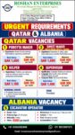 Qatar and Albania Job Vacancy at Roshan Enterprises