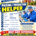 Russia Job Vacancy – Packing Production Helper Jobs