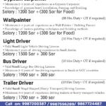 Saudi Arabia Construction Jobs – Urgent Hiring at Sahil Travel Service