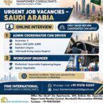 Saudi Arabia Job Vacancies – Fine International