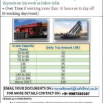 Saudi Arabia Job Vacancy – Mobile Crane Operator Hiring