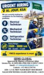Saudi Arabia Job Vacancy – Urgent Hiring at SBMS Global