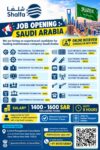 Saudi Arabia Job Vacancy – Urgent Hiring For Fresh Candidates