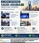 Saudi Arabia Job Vacancy – Fine International Manpower
