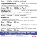 Saudi Arabia Jobs Urgently Required at Sahil Travel Service